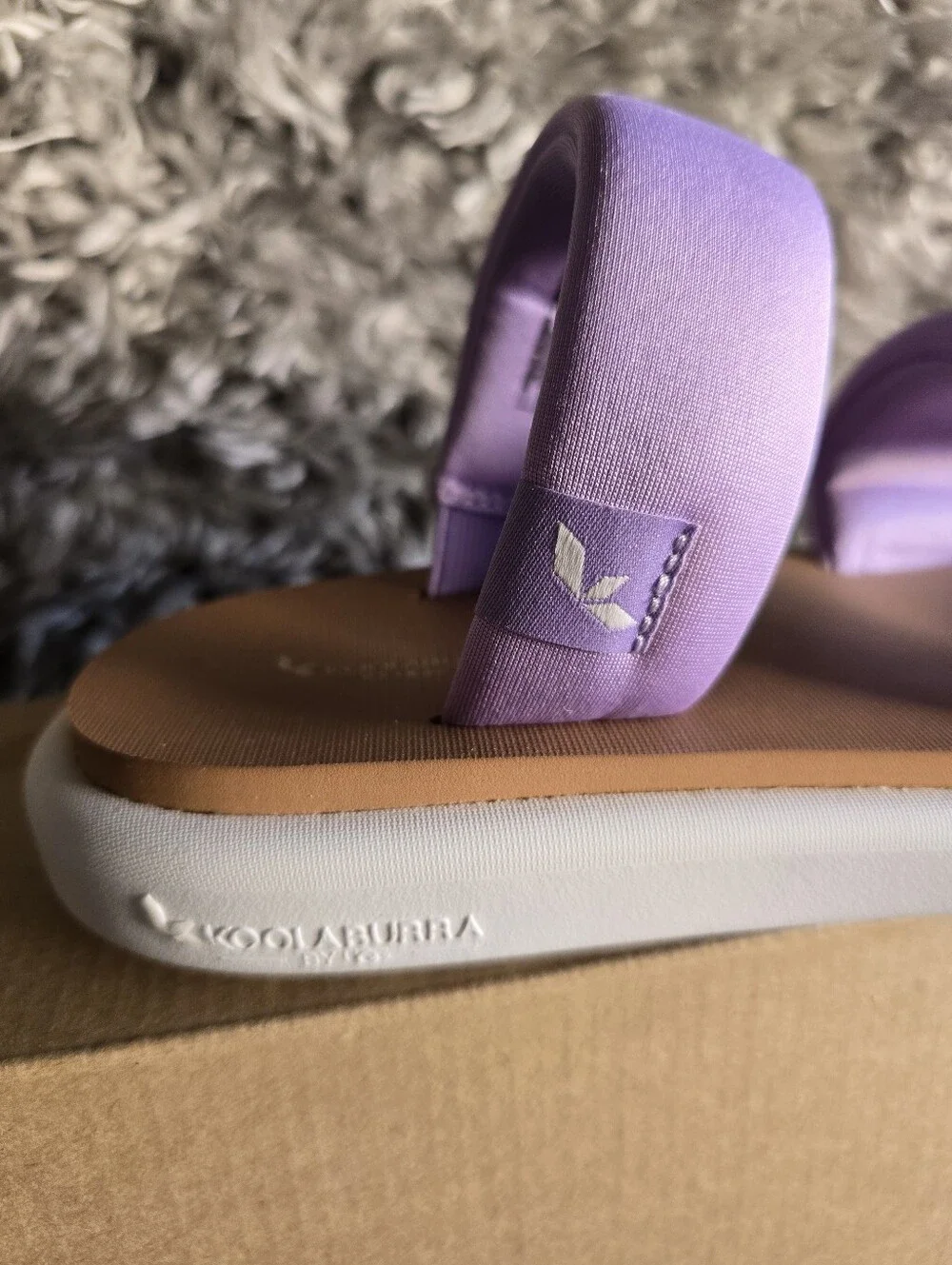 Koolaburra By UGG W. ALANE SLIDE SANDAL  LAVANDA COLOR